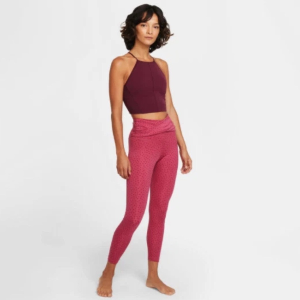 Nike Polka Dot Leggings - Mauve - Picture 3 of 8